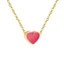 Lant-Placat-cu-Aur-14k-Pink-Heart
