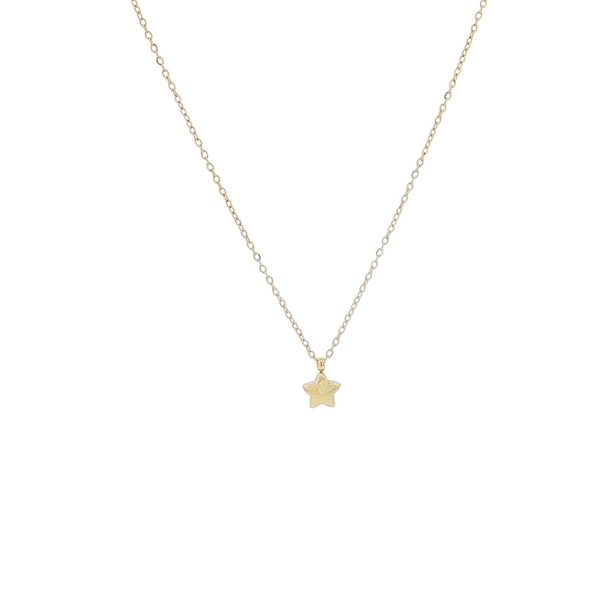 Lant Placat cu Aur 14k Stea