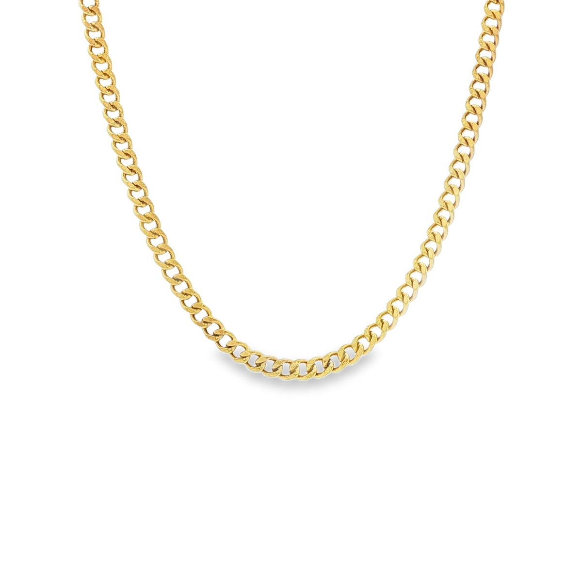 Lant Placat cu Aur 14k Zale Cuban 3 mm