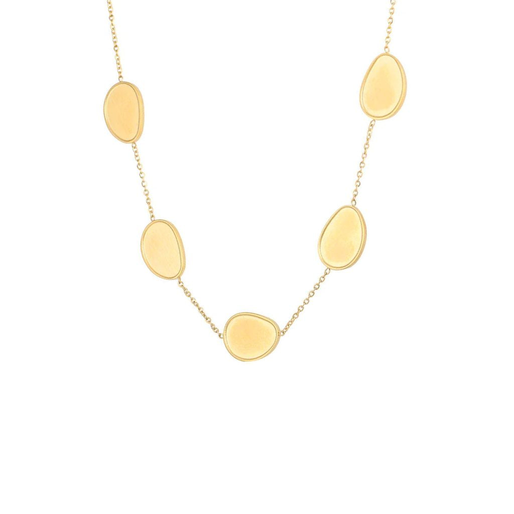 Lant Placat cu Aur 14k Golden Elipse