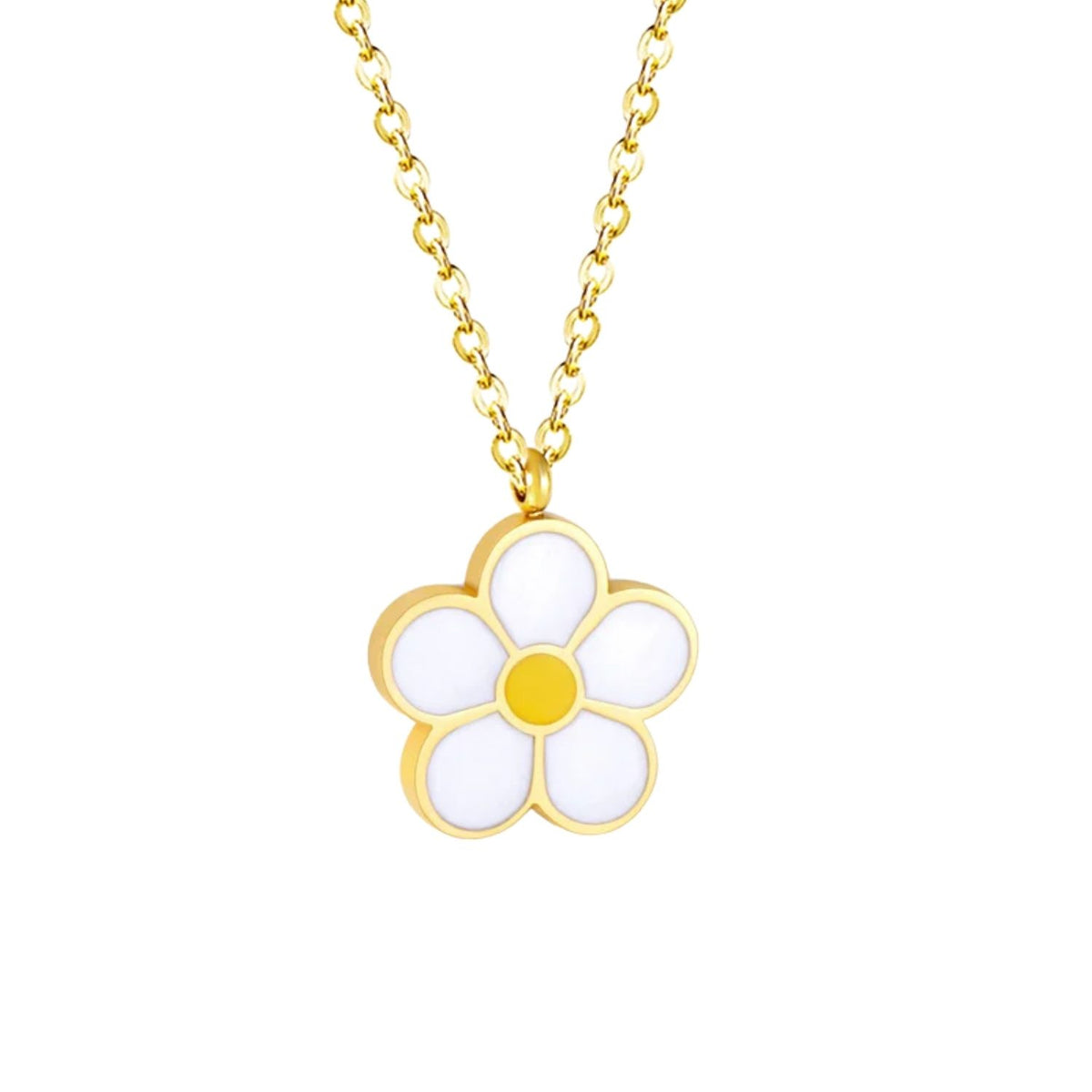 Lant Placat cu Aur 14k Daisy