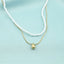 Lant Placat cu Aur Pearl Drop