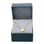 Lant Placat cu Aur Pearl Heart