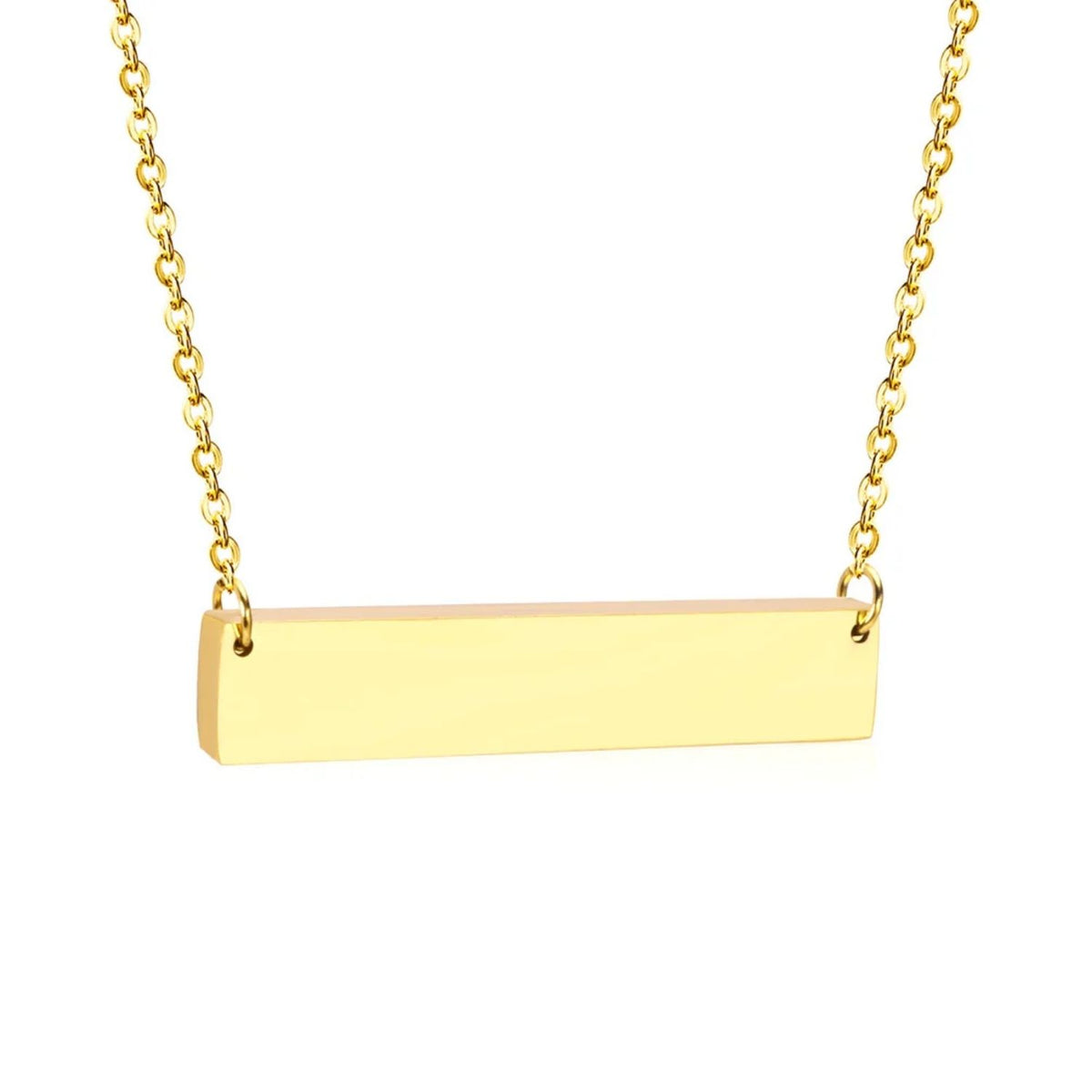 Lant Placat cu Aur 14k Placuta Gravabila