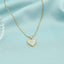 Lant Placat cu Aur Retro Heart