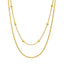 Lant Placat cu Aur Double Beaded - SORELLY