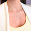 Lant Argint Cruce Modern Cross