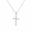 Lant Argint Cruce cu Pietre