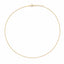 Lant Argint Placat cu Aur 14k cu Zale Clasice