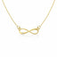 Lant Aur 14k Infinit cu Diamant 0.01ct