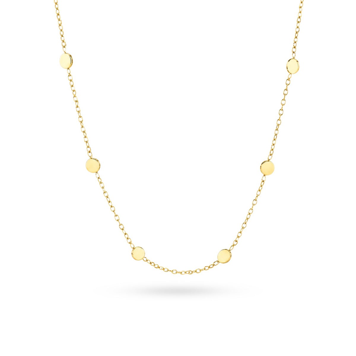 Lant Placat cu Aur 14k Banuti