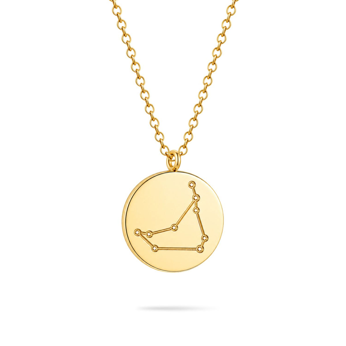 Lant Placat cu Aur 14k Constelatia Capricorn