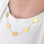 Lant Placat cu Aur 14k Golden Elipse