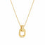 Lant Placat cu Aur 14k Model Geometric