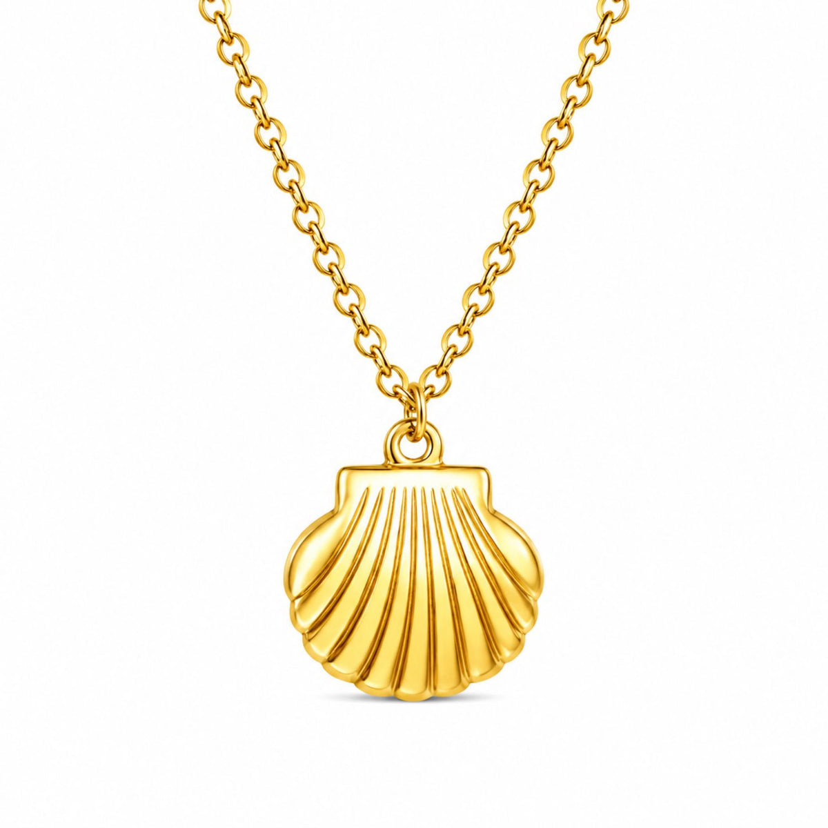 Lant Placat cu Aur 14k Scoica