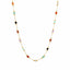 Lant Placat cu Aur 14k Summer Vibes cu Pietre Multicolore