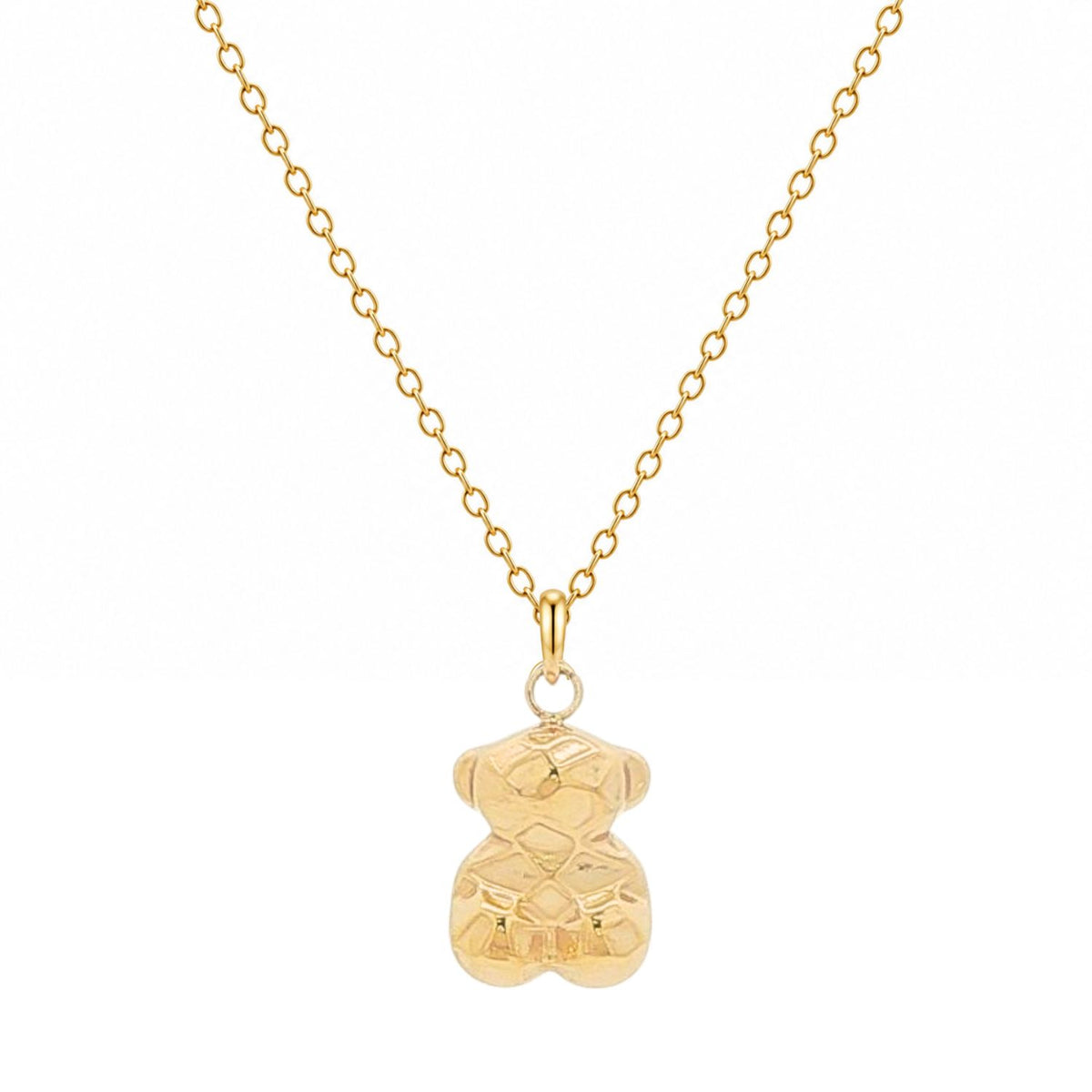 Lant Placat cu Aur 14k Teddy Bear