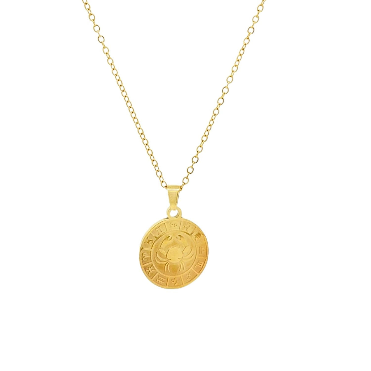 Lant Placat cu Aur 18k Zodiac - Rac