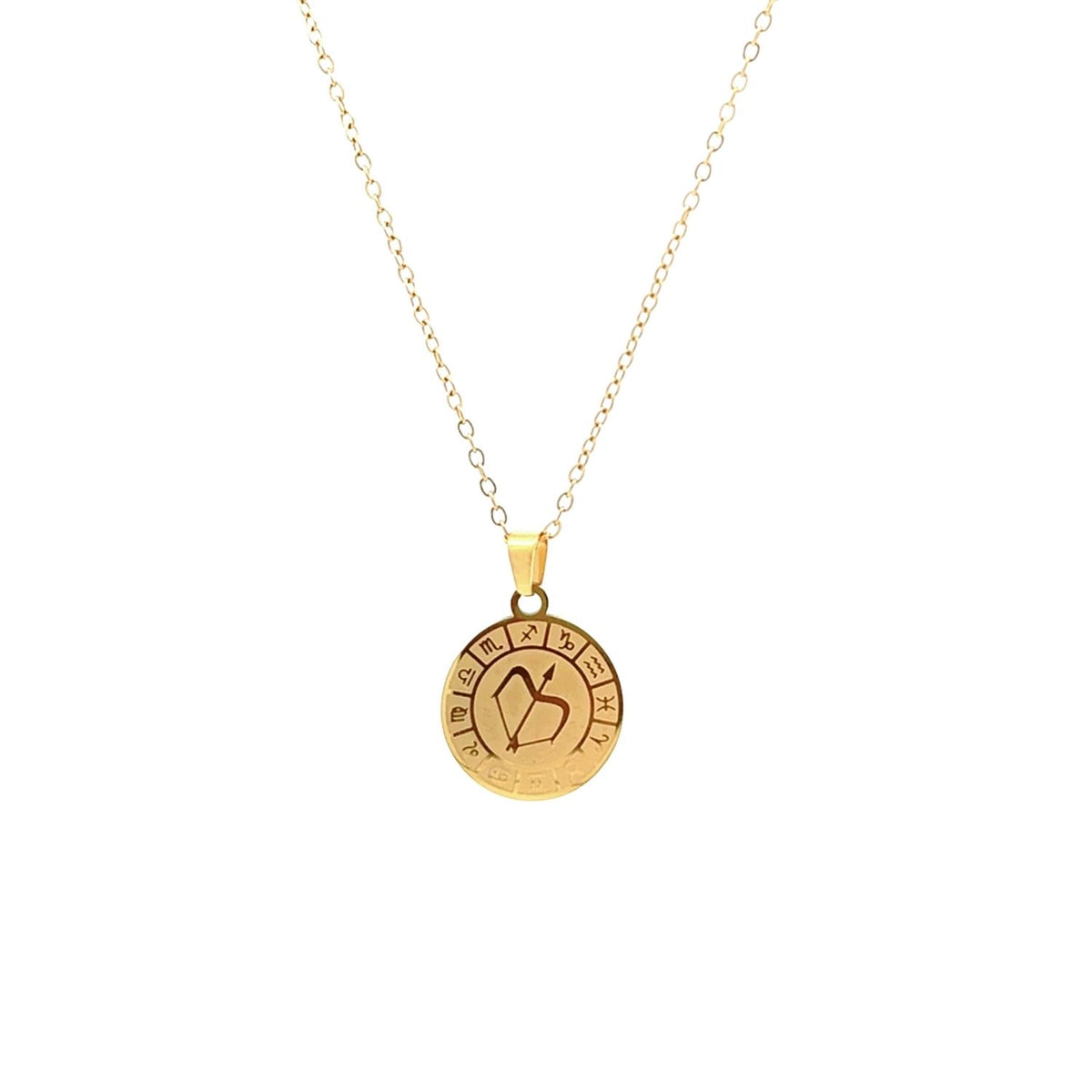 Lant Placat cu Aur 18k Zodiac - Sagetator
