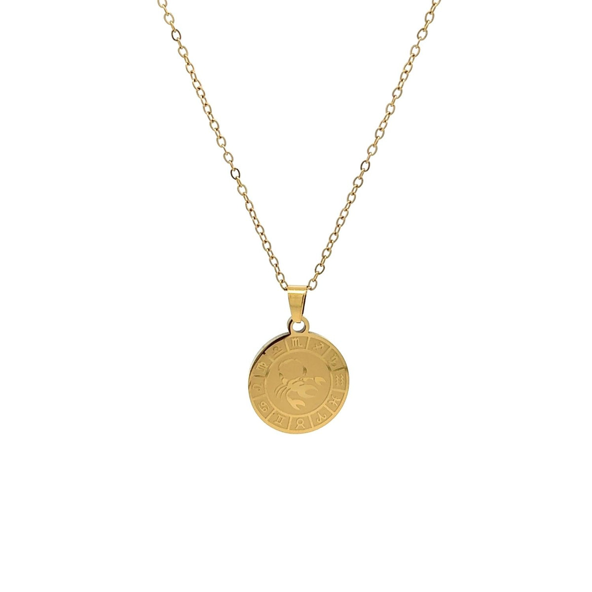 Lant Placat cu Aur 18k Zodiac - Scorpion