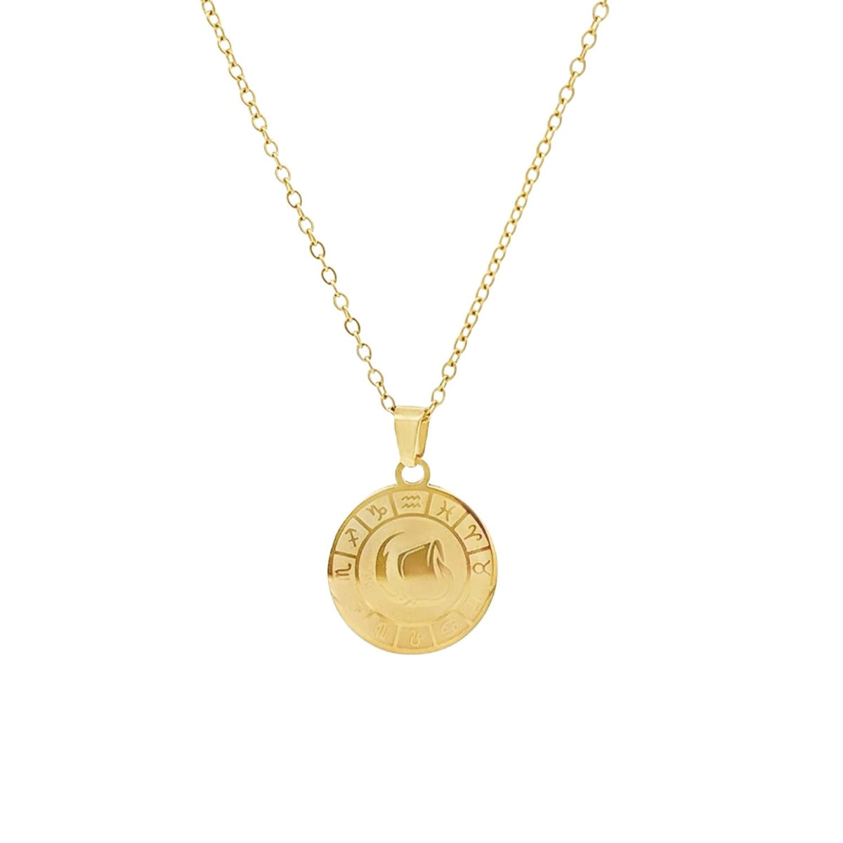Lant Placat cu Aur 18k Zodiac - Varsator