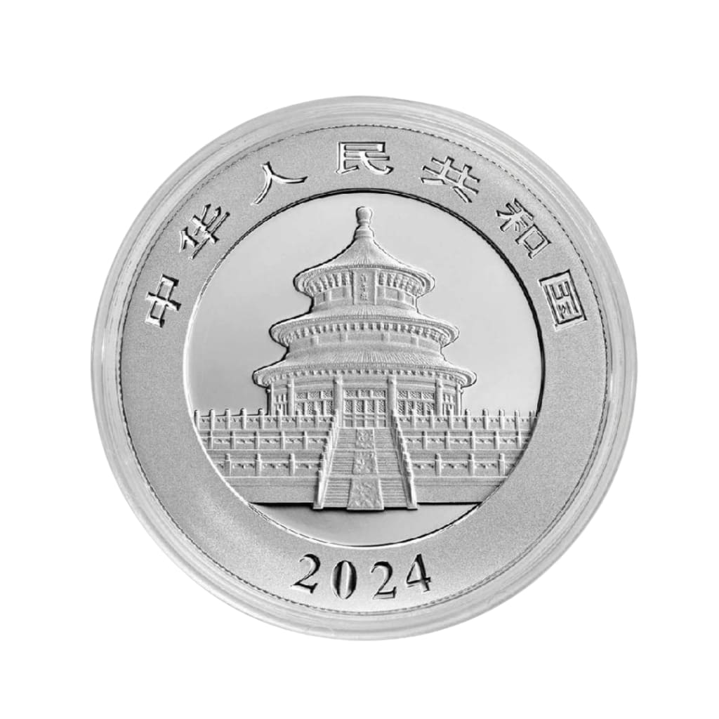 Moneda Argint 30 g 999‰ Panda 2024