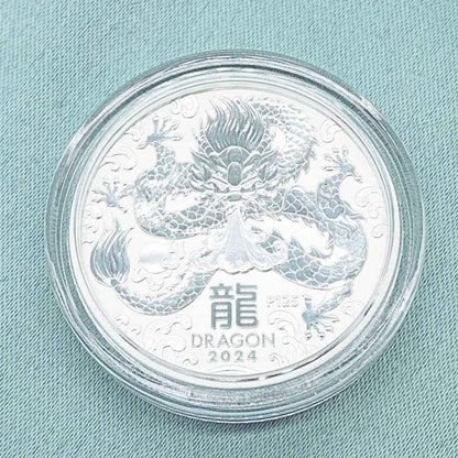 Moneda Argint: 1/2 oz Lunar III Dragon 2024