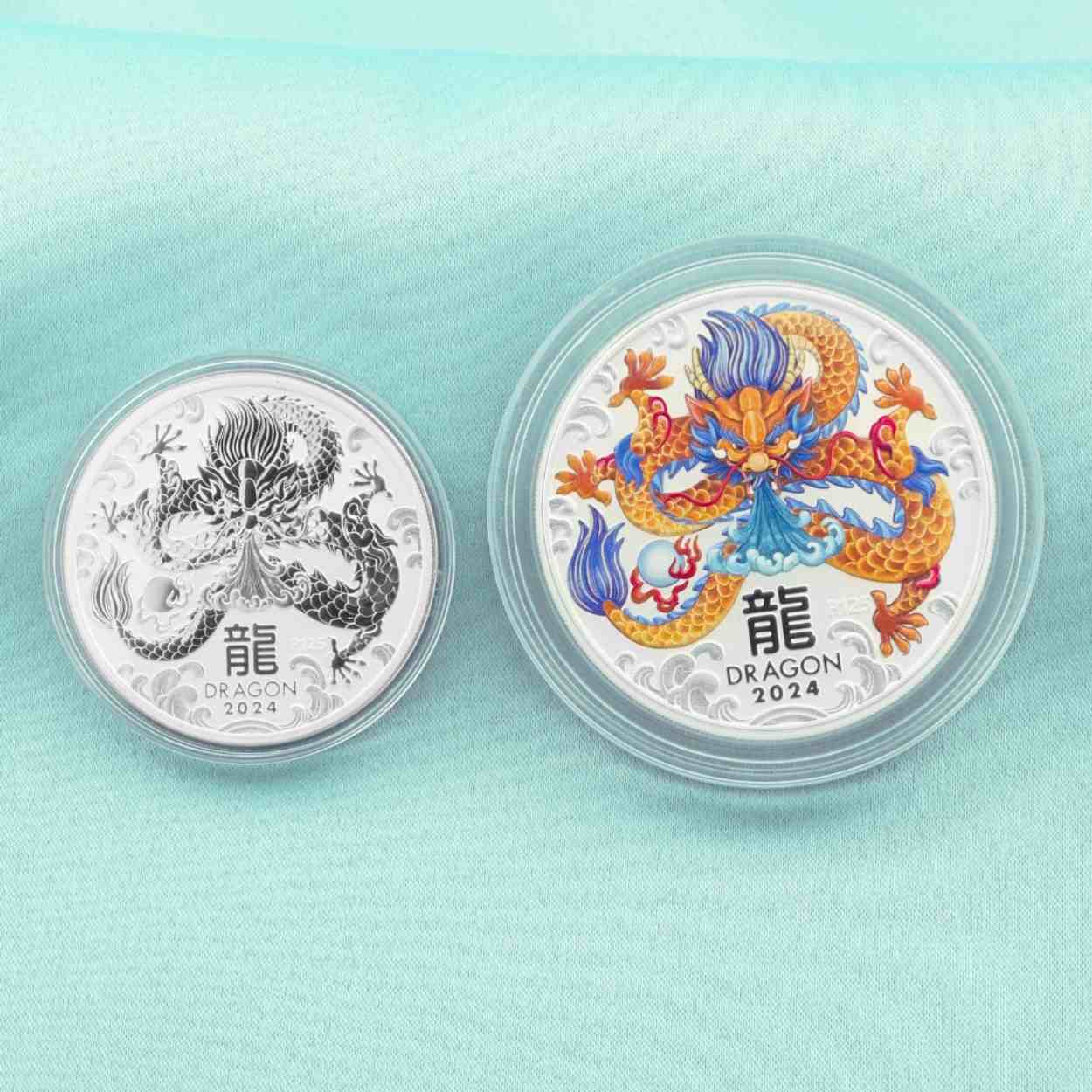 Moneda Argint 1oz Anul Dragonului Lunar 2024