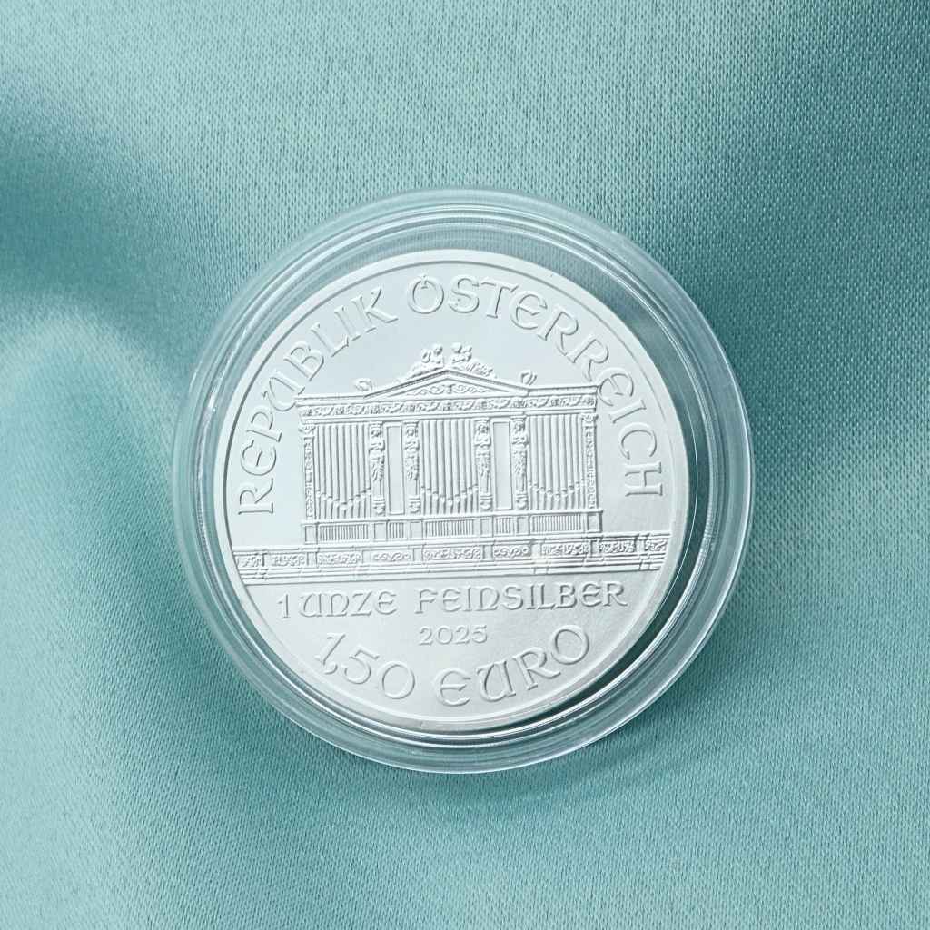 Moneda Argint, Filarmonica din Viena 2025, 1oz, puritate 999‰