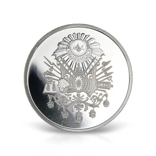 Moneda Argint 31.1 g 999‰ Stema Armatei Otomane