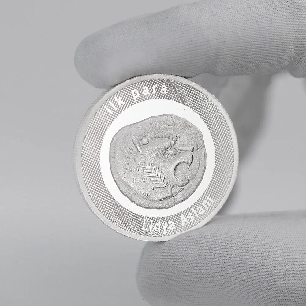 Moneda Argint 31.1 g 999‰ Leul Lydian