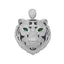 Pandantiv Argint Cuban Cap de Leopard