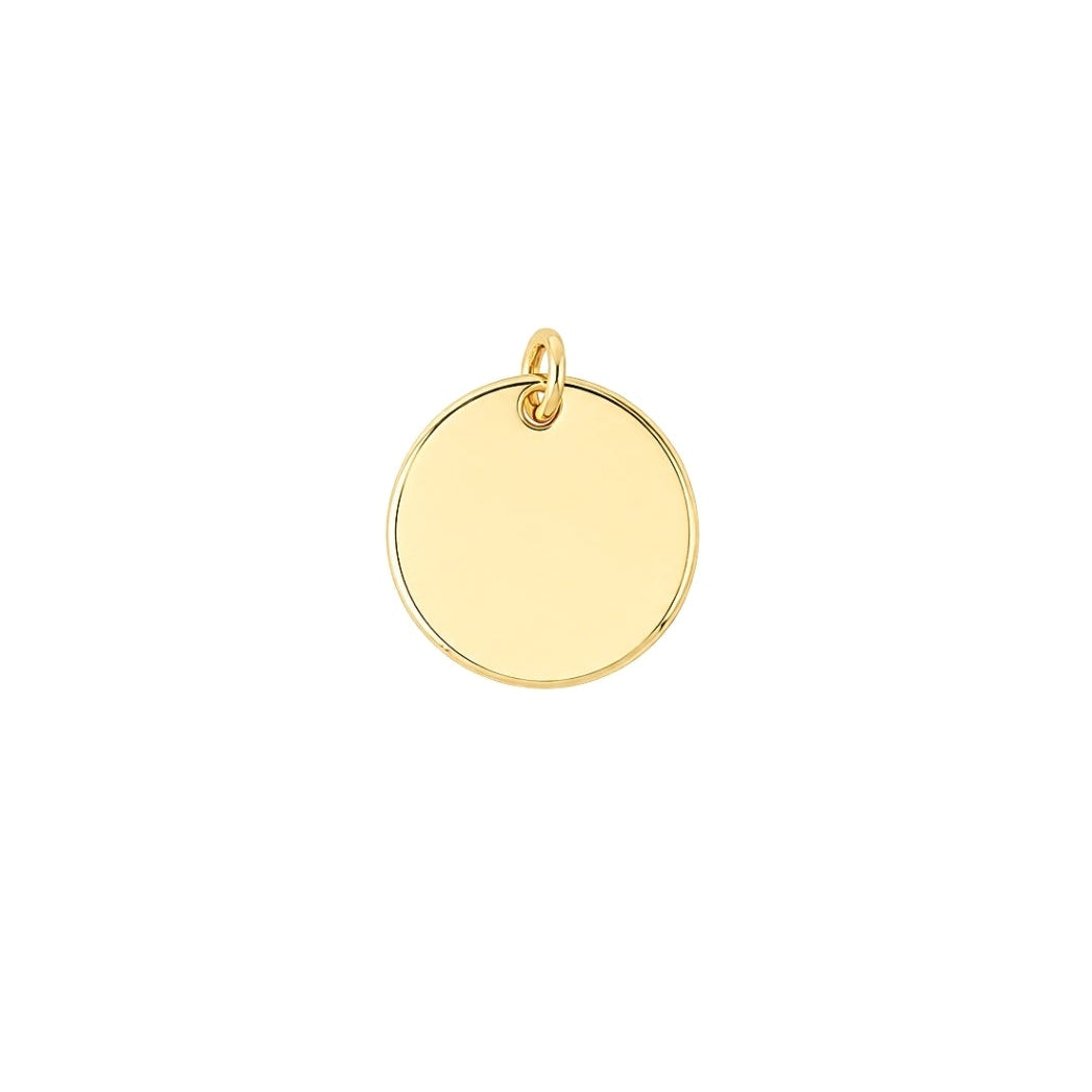 Pandantiv Argint Placat cu Aur 14k Banut Gravabil