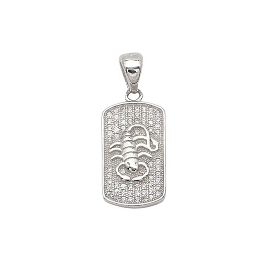 Pandantiv Argint Scorpion cu Pietre Zirconia