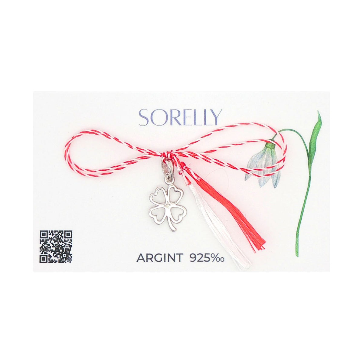 Martisor Pandantiv Argint Trifoi Norocos