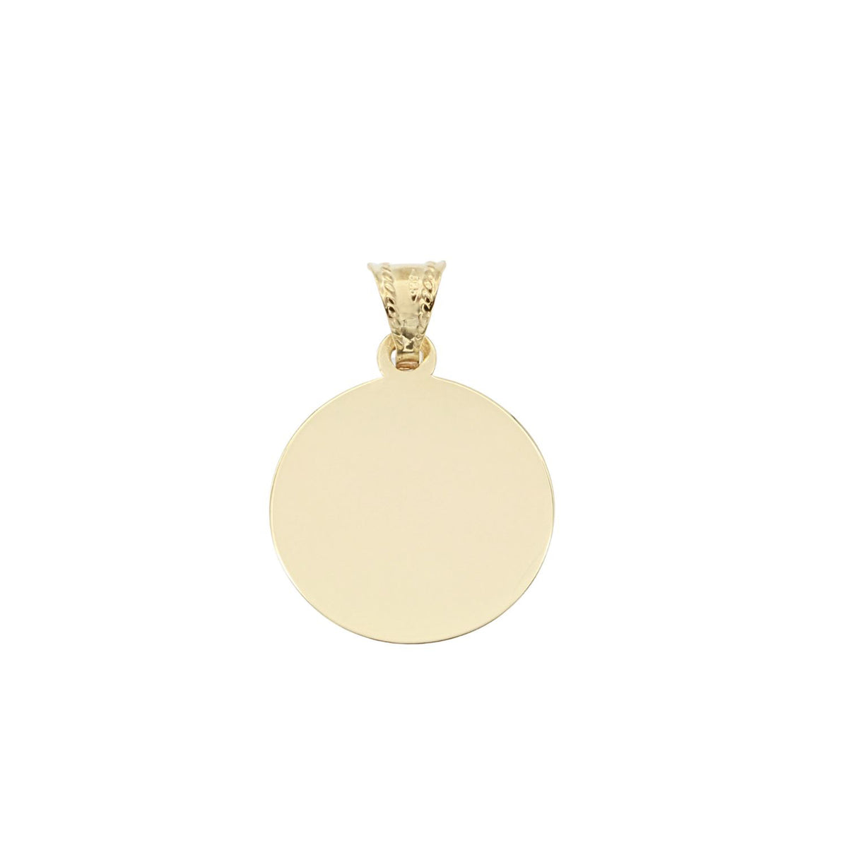 Pandantiv Aur 14k Banut Gravabil 1.7 cm
