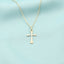 Pandantiv Aur 14k Cruce cu Striatii - SORELLY