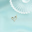 Pandantiv Aur 14k Inima cu Diamante 0.032ct - SORELLY