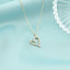 Pandantiv Aur 14k Inima cu Diamante 0.032ct - SORELLY