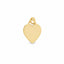 Pandativ Argint Placat cu Aur 14k Inima