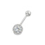 Piercing de Buric cu Pietre Albe