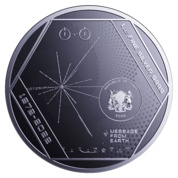 Moneda Argint Pioneer Plaque 2022