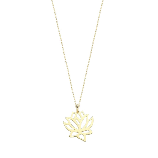 Lant Aur 14k Floare de Lotus