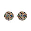 Cercei Aur 14k Banut cu Pietre Multicolore