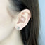 Cercei Aur 14k Banut cu Pietre Multicolore
