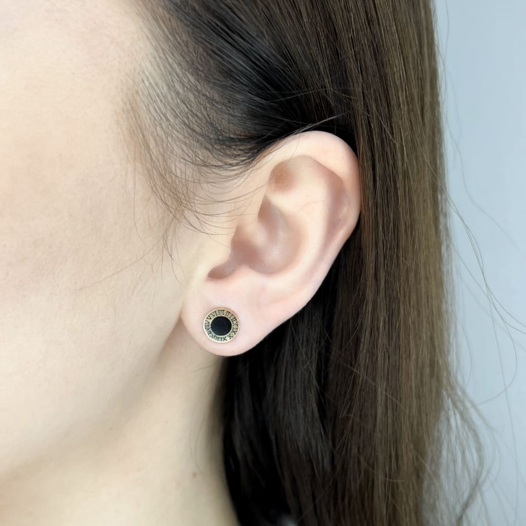 Cercei Aur 14k Rotunzi Model Ceas