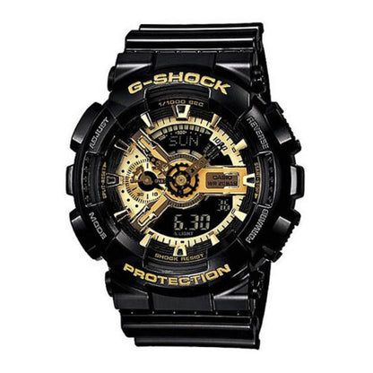 Ceas CASIO G-Shock Black and Gold 50 mm 20 ATM GA-110GB-1AER