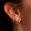 Cercei Placati cu Aur Essential Classic Hoops