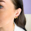 Cercei Placati cu Aur Mini Bold Hoops - SORELLY