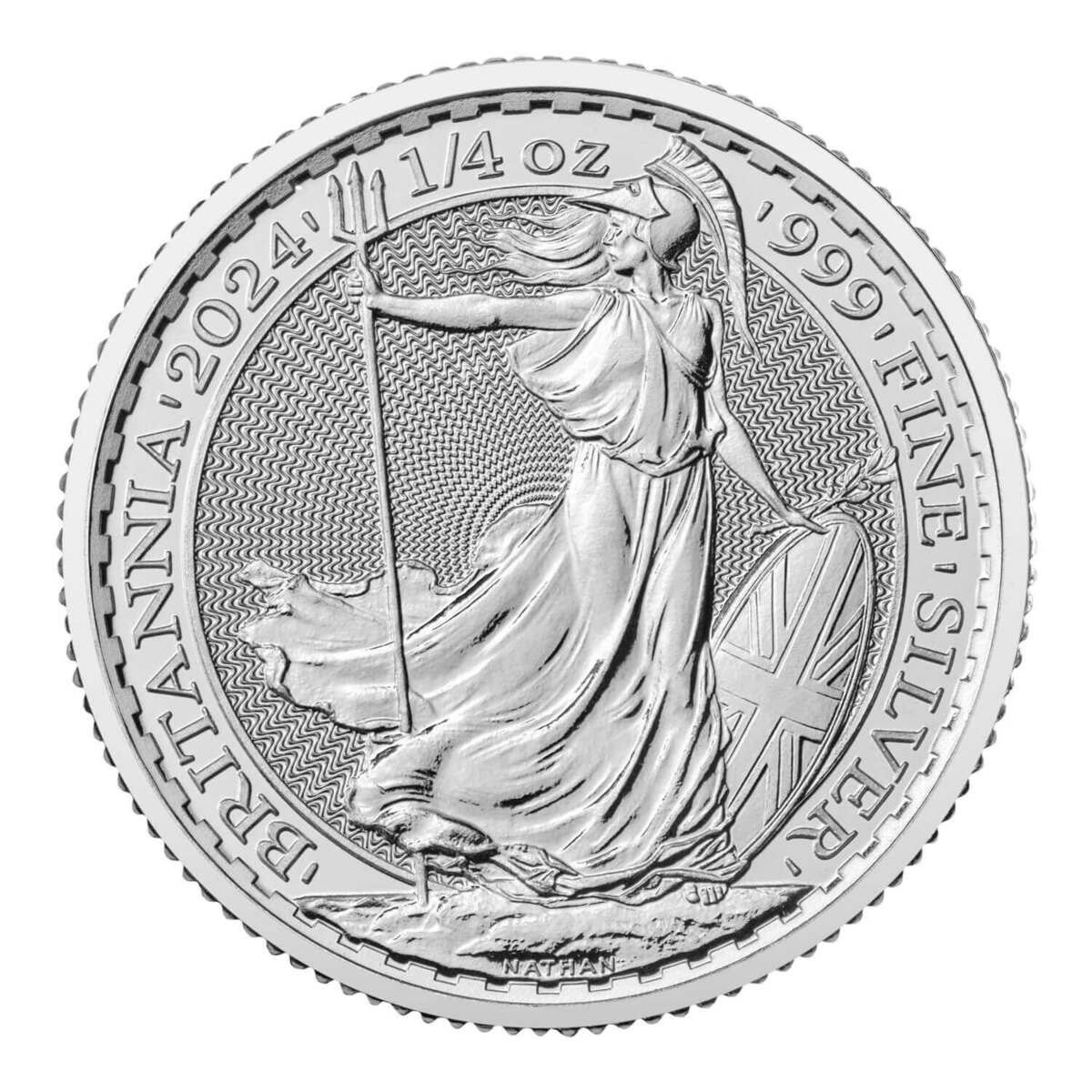 Moneda Argint 1/4 oz Britannia Charles III 2024